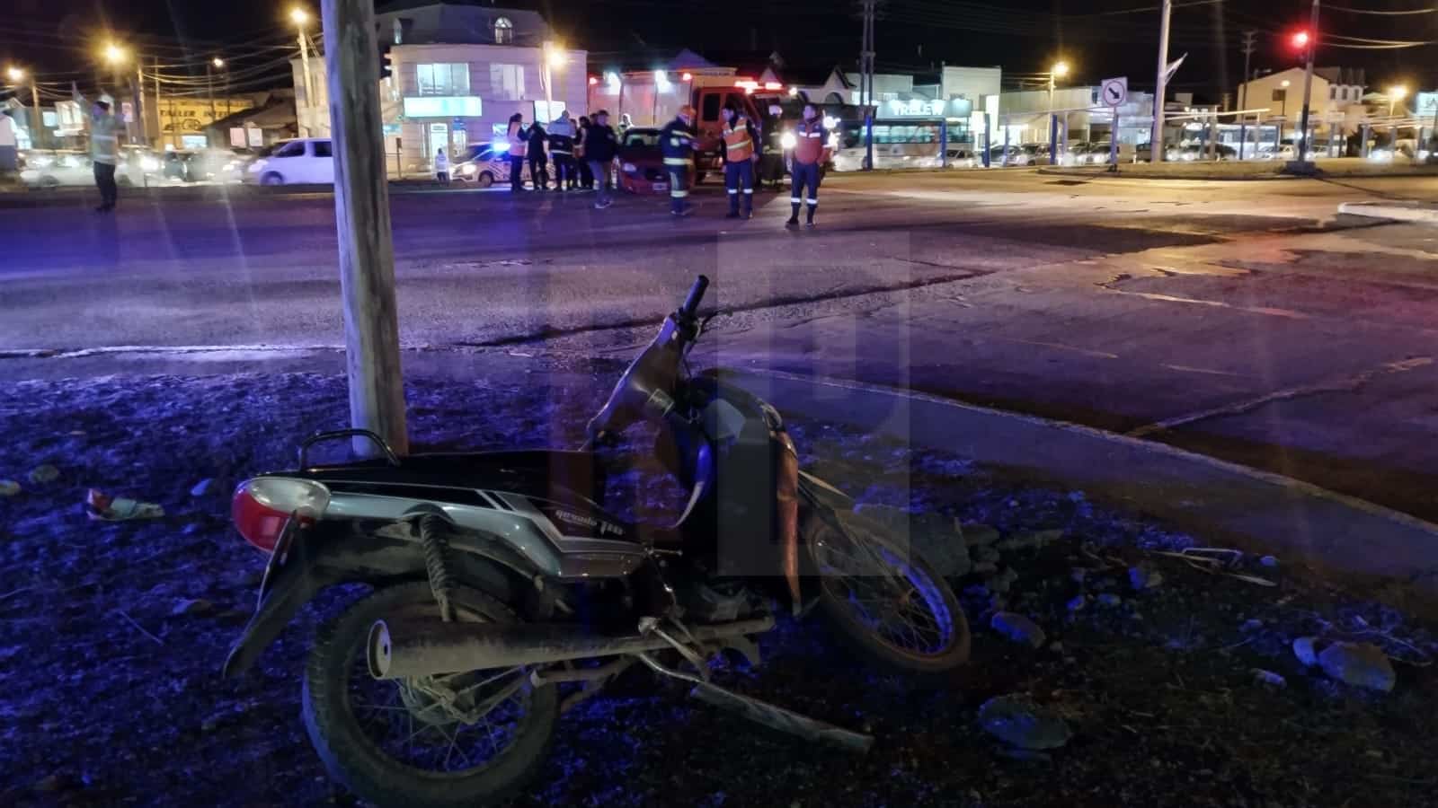 Un Motociclista Lesionado Tras Un Violento Choque Contra Automovilista