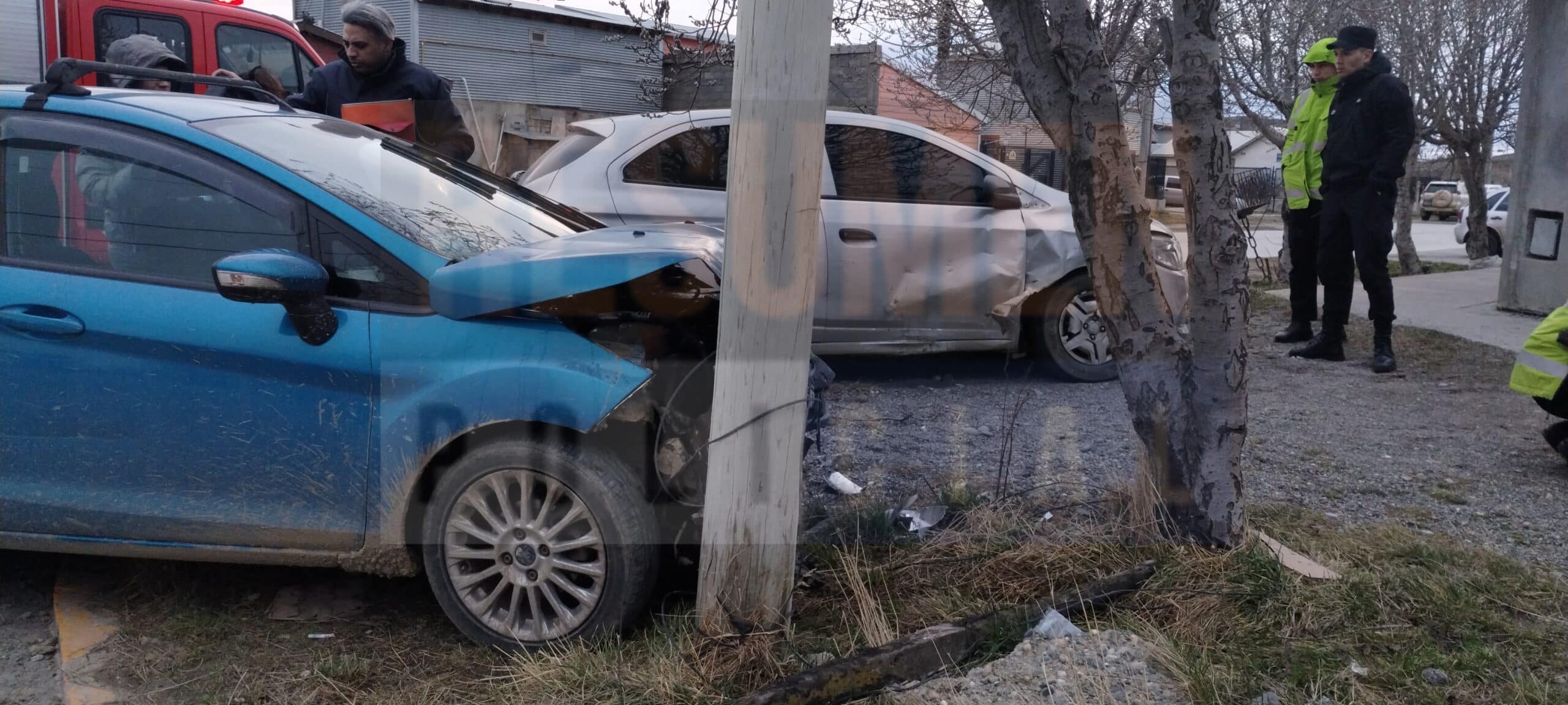 Un conductor trasladado al hospital producto de un violento accidente de tránsito