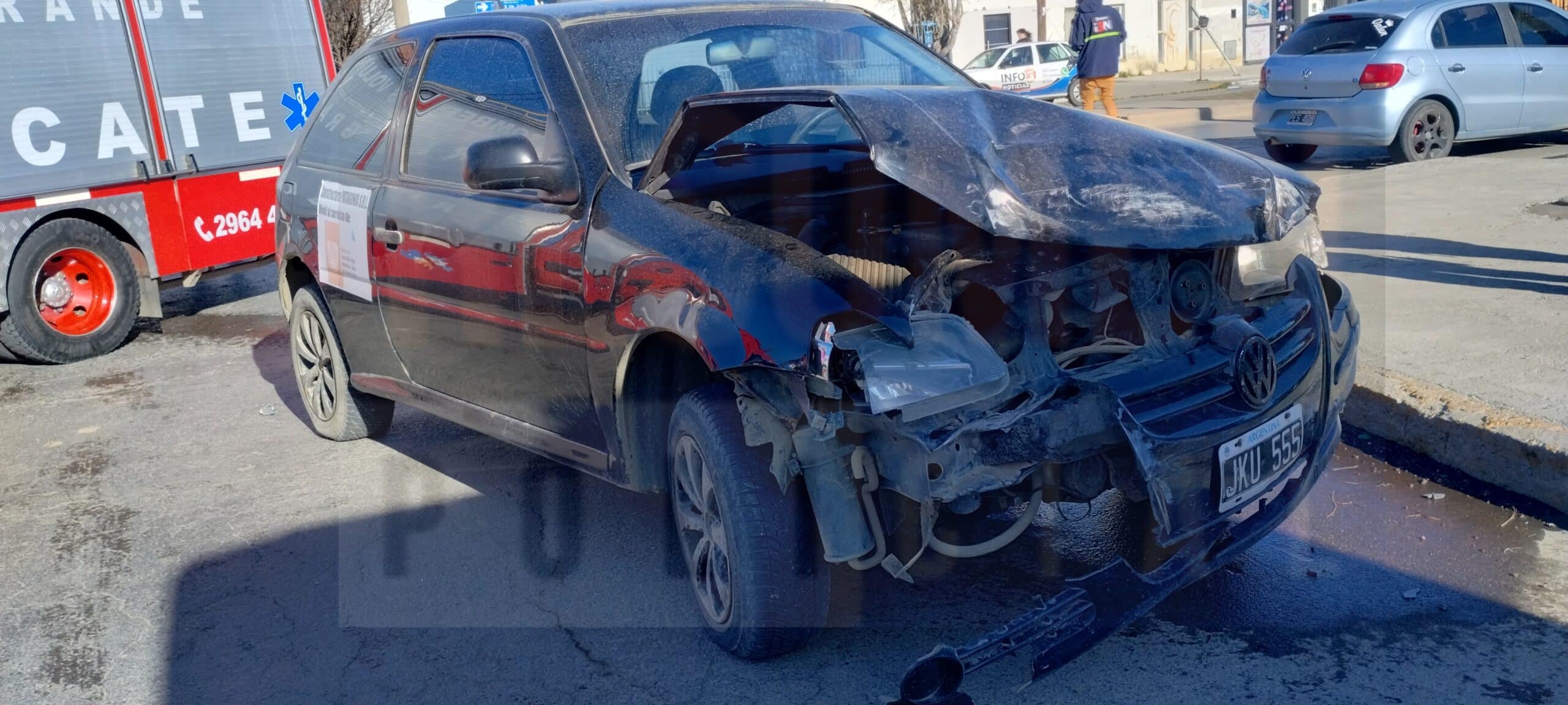 Accidente de tránsito con daños de consideración en ambos rodados