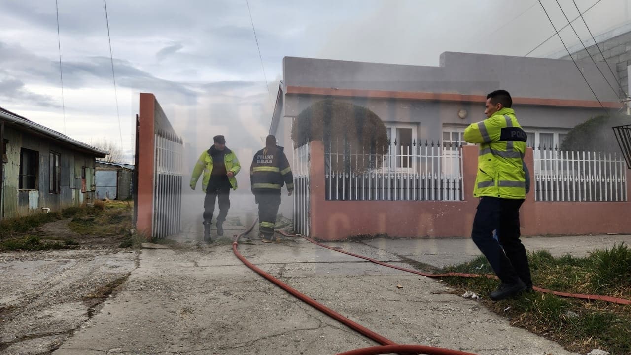 Incendio en una casilla con importantes pérdidas sin personas en su interior