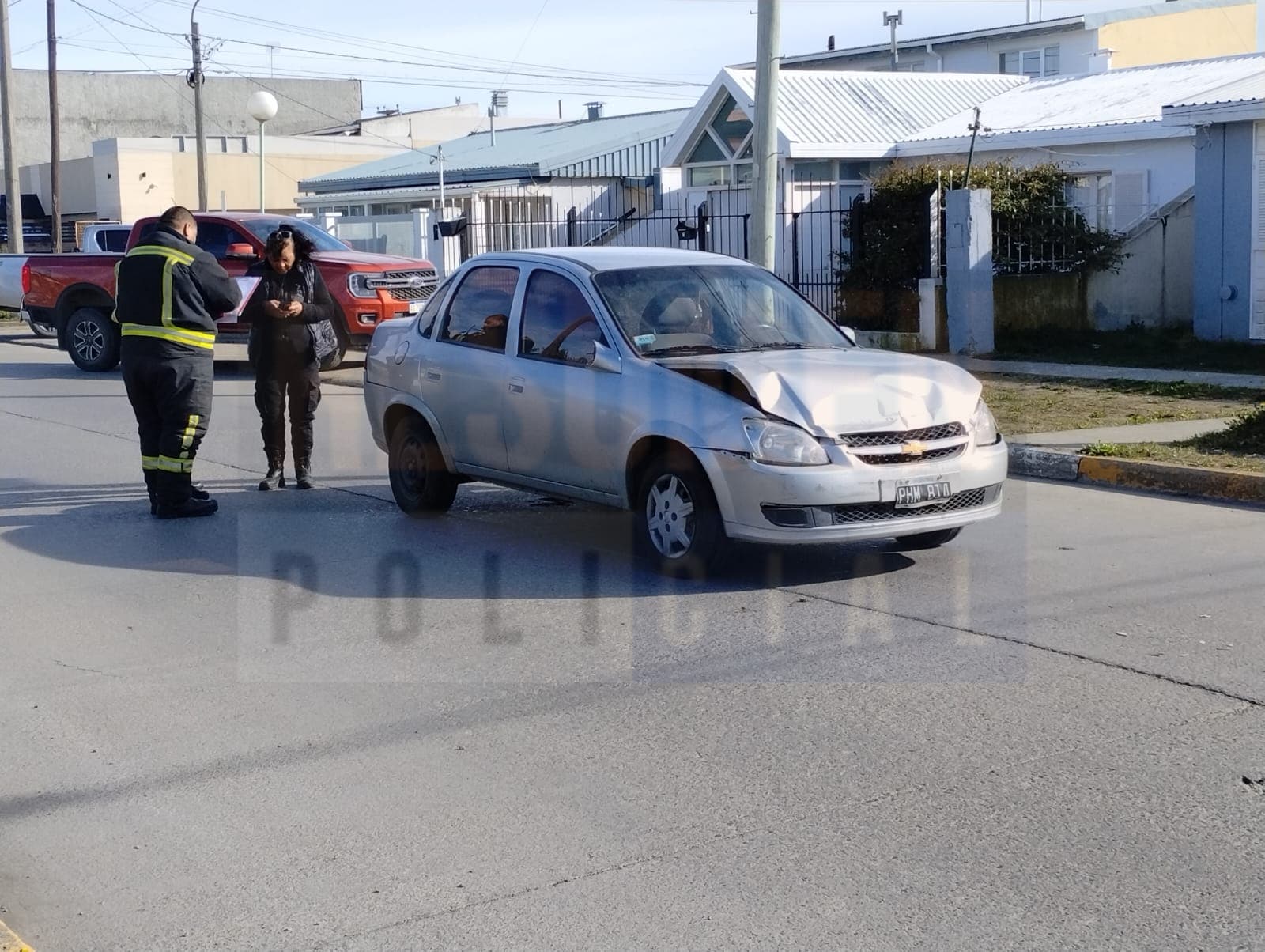 Accidente de tránsito dejó a una conductora lesionada y trasladada al HRRG