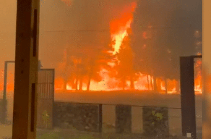 CHUBUT: Seguirán combatiendo el incendio toda la noche: «solo una lluvia puede frenarlo»