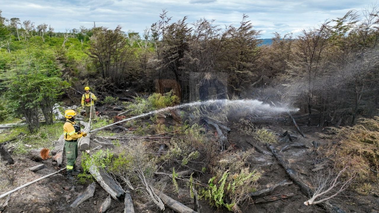 Estado de situación del incendio en la Estancia San Justo: Se encuentra controlado