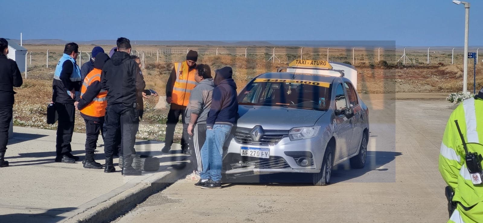 Chofer de taxi en total estado de ebriedad chocó y se negó al test de alcoholemia