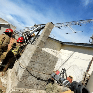 STA. CRUZ: Todas las intervenciones de bomberos por el temporal en cada una de las localidades